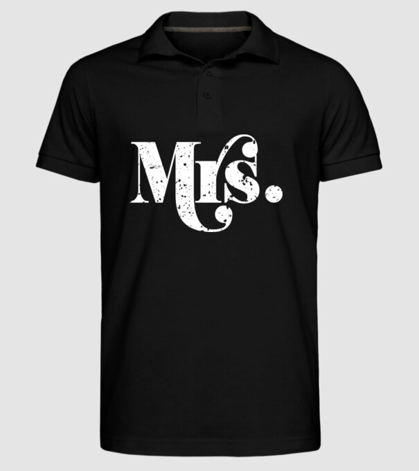 Mrs 2 model negru pe tricou