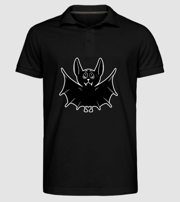 Liliac foarte drăguț model negru pe tricou