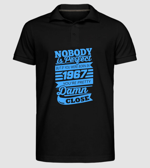Nobody 1967 model negru pe tricou