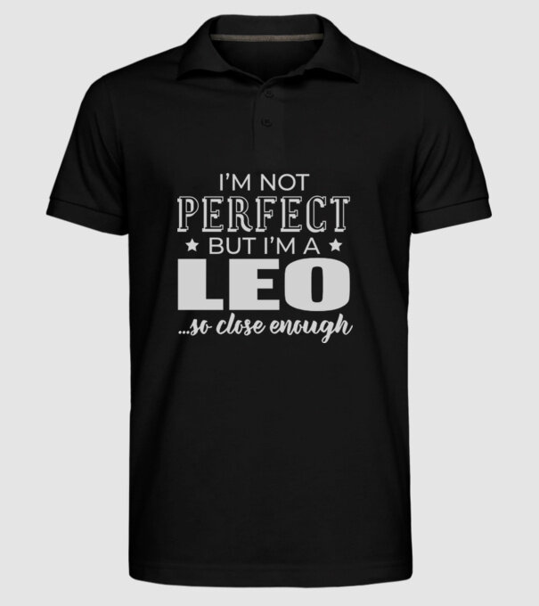 Not perfect, but LEO model negru pe tricou