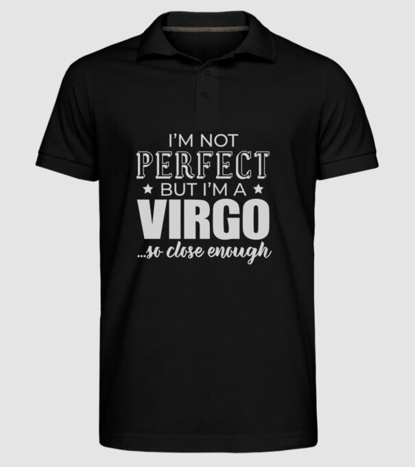 Not perfect, but VIRGO model negru pe tricou