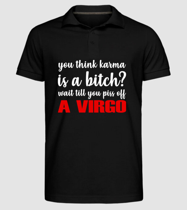 Piss of a VIRGO model negru pe tricou