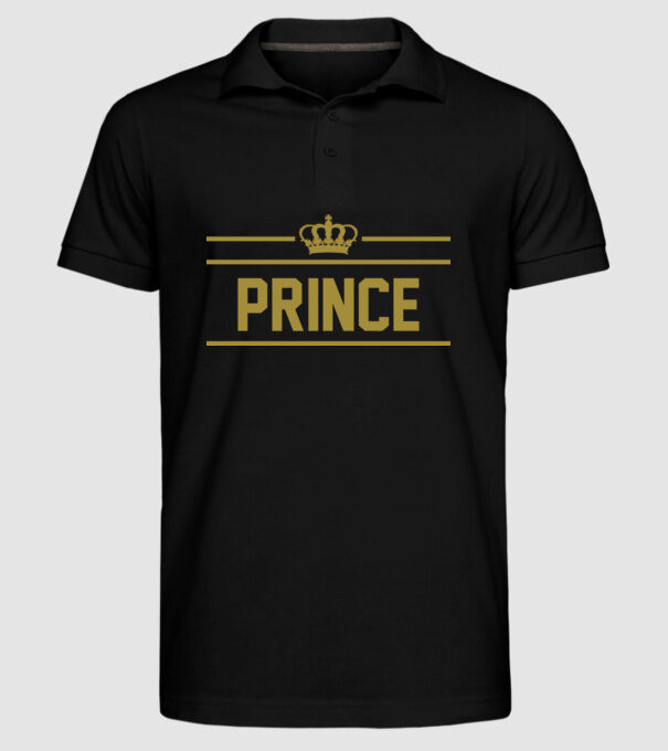 Prince model negru pe tricou
