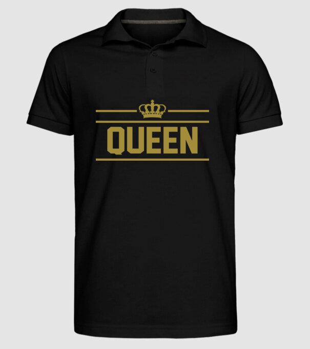 Queen model negru pe tricou
