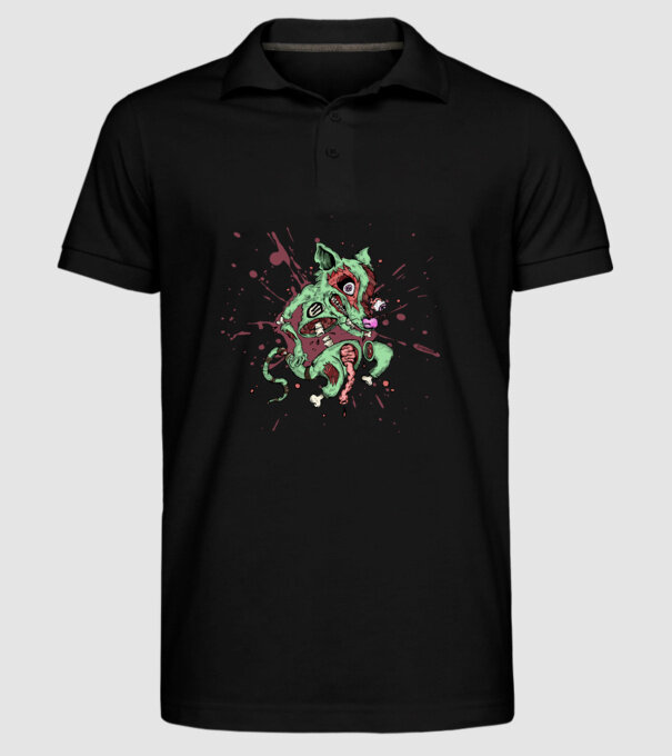 Rat - Snapsleek own model negru pe tricou