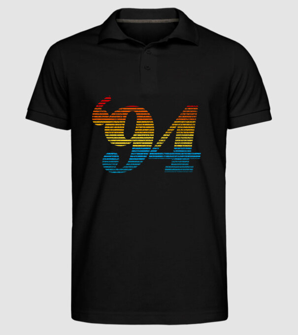 Retro Birthday 1994 model negru pe tricou