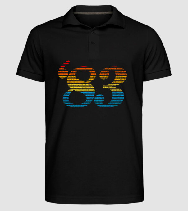 Retro Birthday 1983 model negru pe tricou