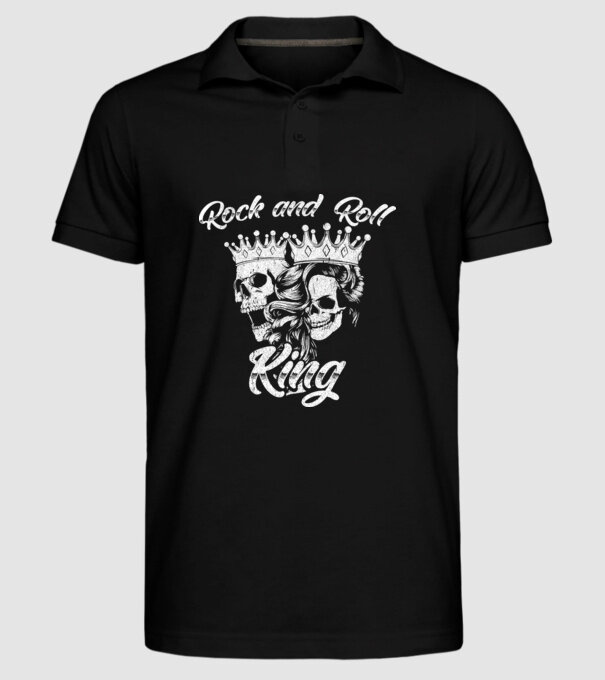 RNR KING model negru pe tricou