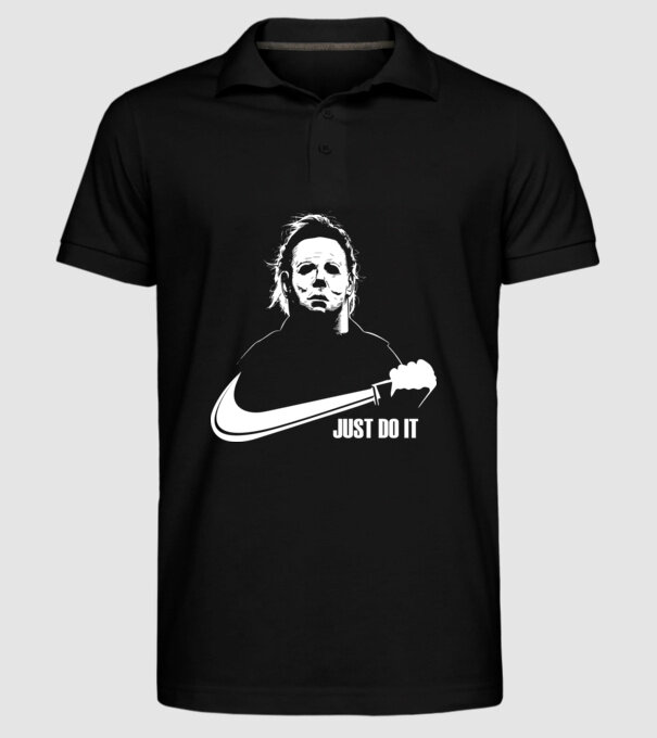 Serial killer model negru pe tricou
