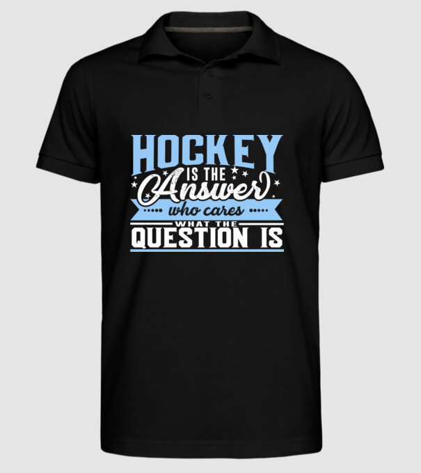 Sport is the answer HOCHEIST model negru pe tricou