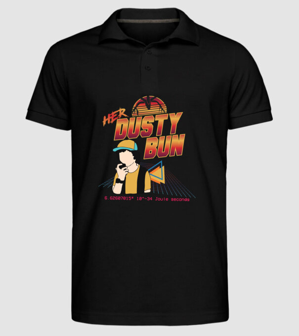 Stranger couple 80s retro Dustin model negru pe tricou