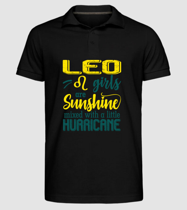 Sunshine with Hurricane LEO model negru pe tricou