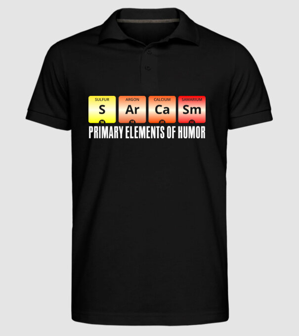 Sarcasm model negru pe tricou