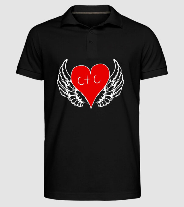 Dragoste model negru pe tricou