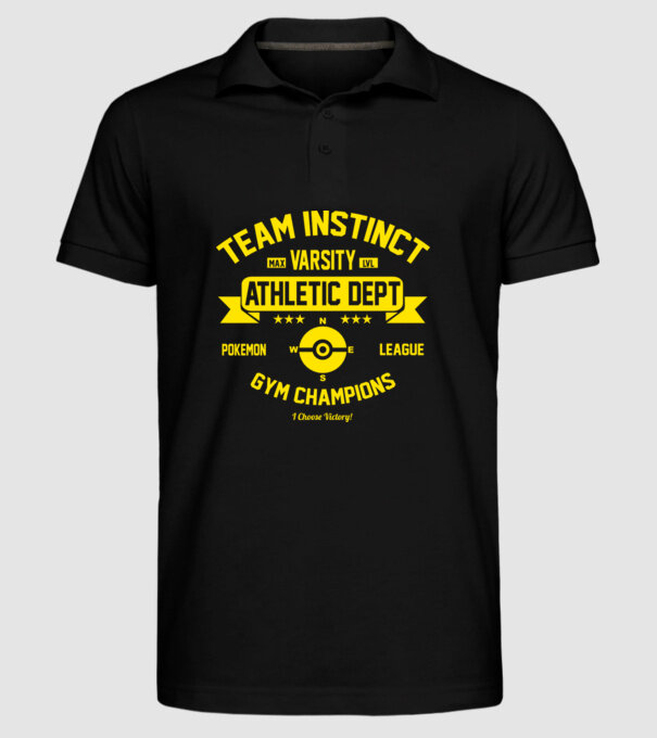 Team instinct champions model negru pe tricou