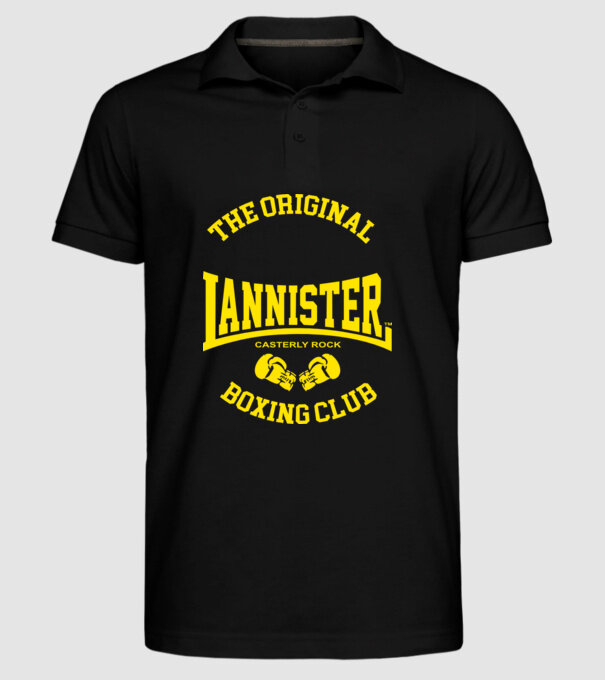 The Original Lannister model negru pe tricou