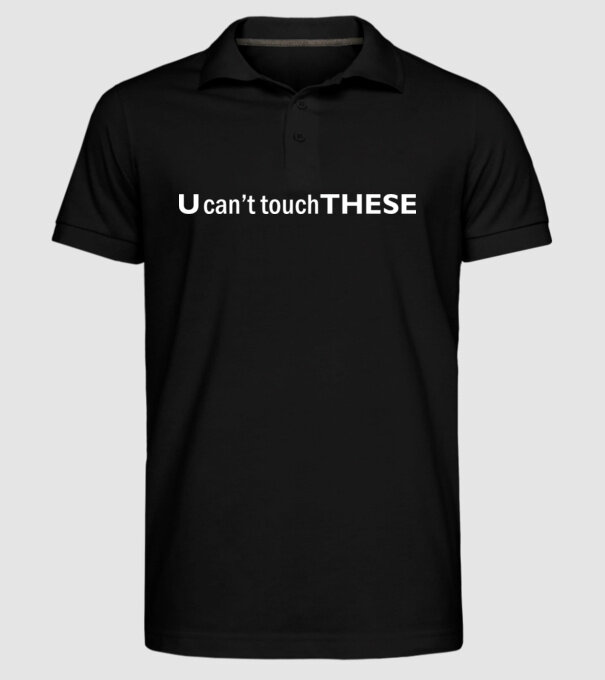 touch model negru pe tricou