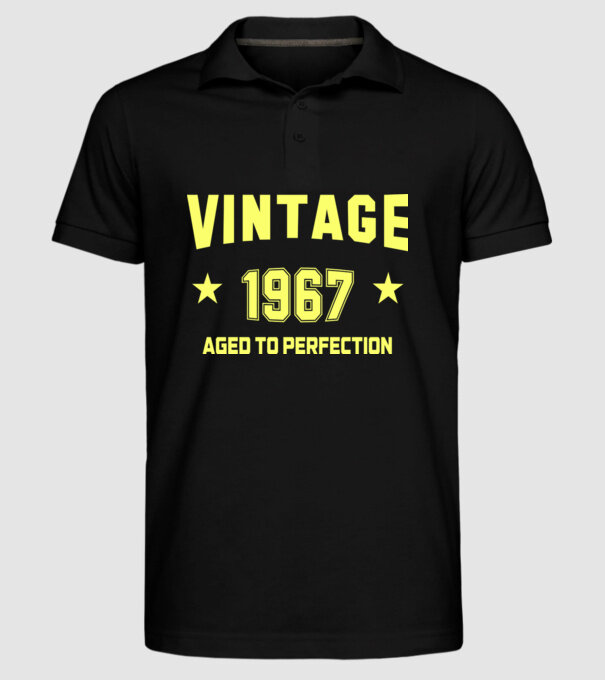 Vintage - 1967 model negru pe tricou