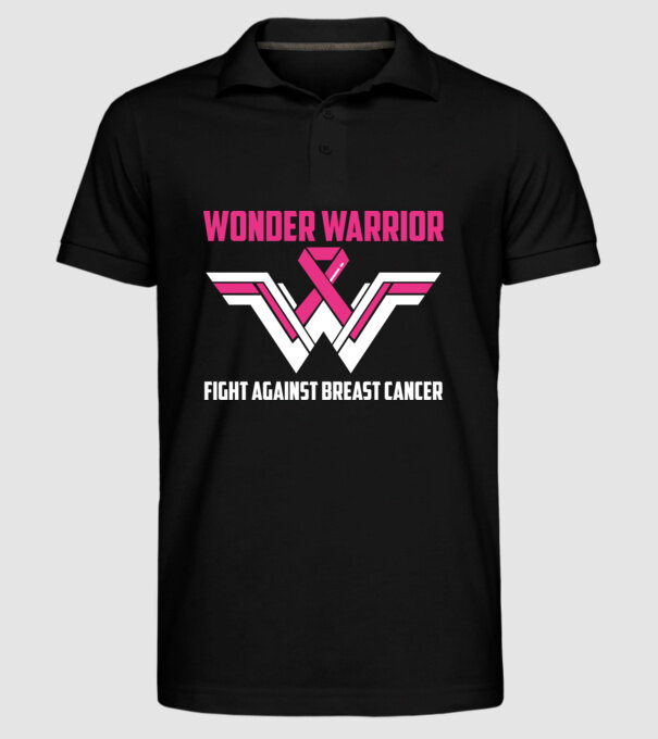 WONDER WARRIOR model negru pe tricou