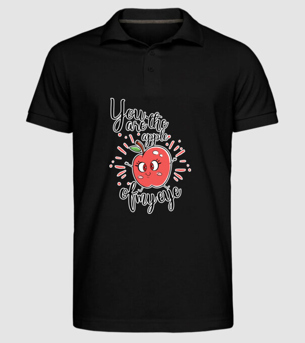 You drive me bananas you are the apple of my eye model negru pe tricou