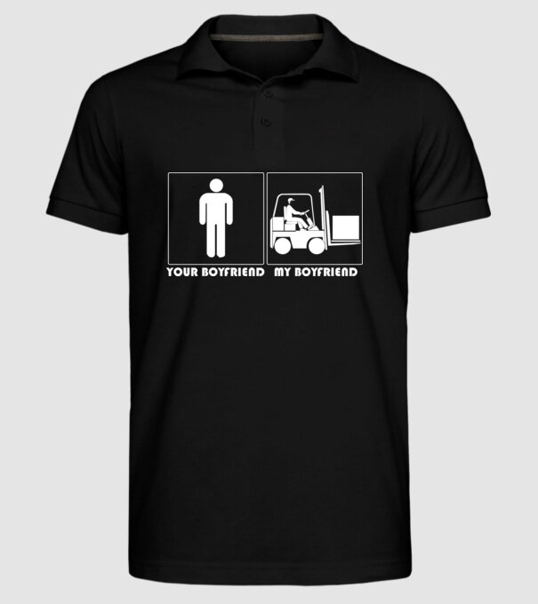 Your BYFRND MBYFRND model negru pe tricou