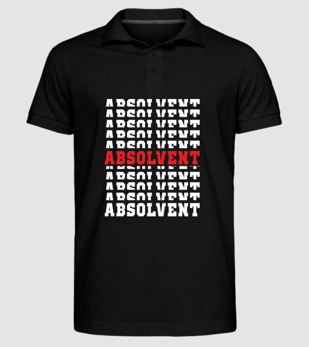 absolvent 2022 model negru pe tricou
