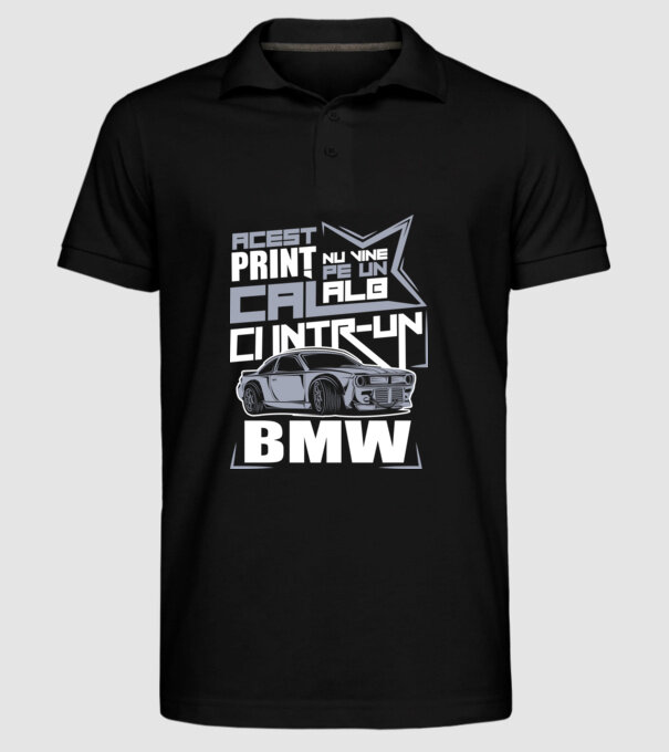 Acest prinț nu vine pe un cal alb, ci într-un BMW model negru pe tricou