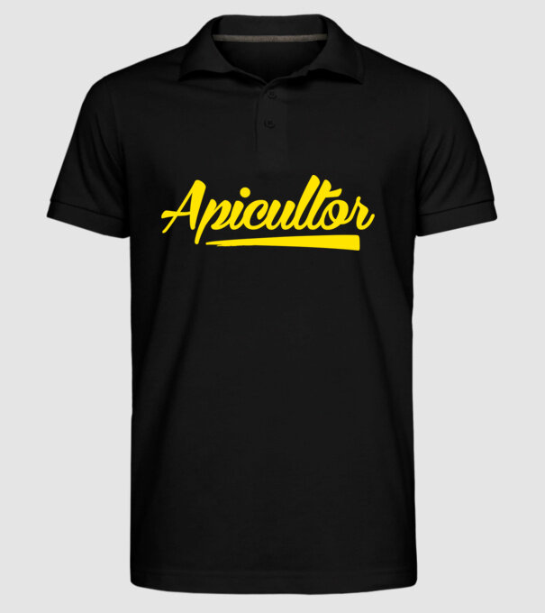 Apicultor model negru pe tricou