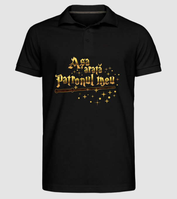 Așa arată patronul meu model negru pe tricou