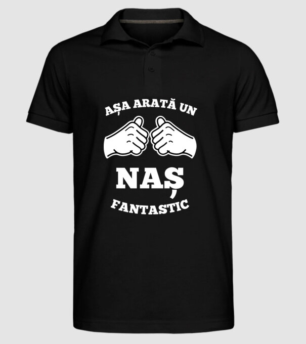 Așa arată un naș fantastic model negru pe tricou