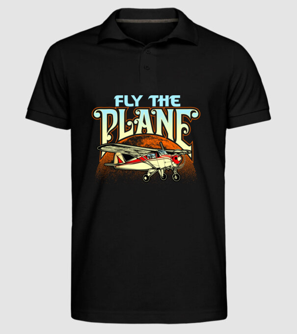 Avioane model negru pe tricou