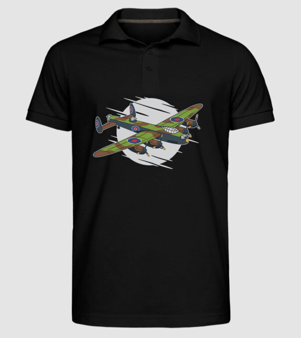 Avioane model negru pe tricou