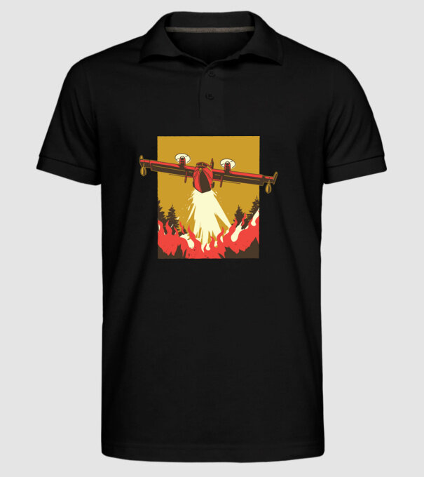 Avioane model negru pe tricou
