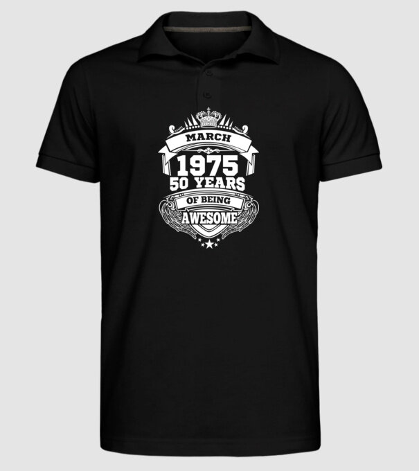 Awesome being of april 1975 model negru pe tricou