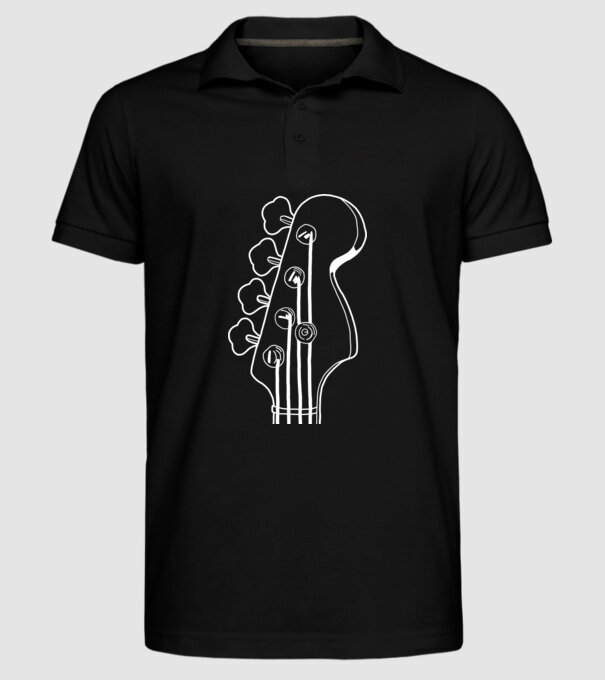 bass model negru pe tricou