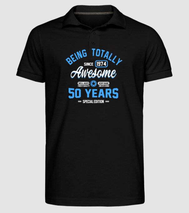 Being totally awesome 50 model negru pe tricou