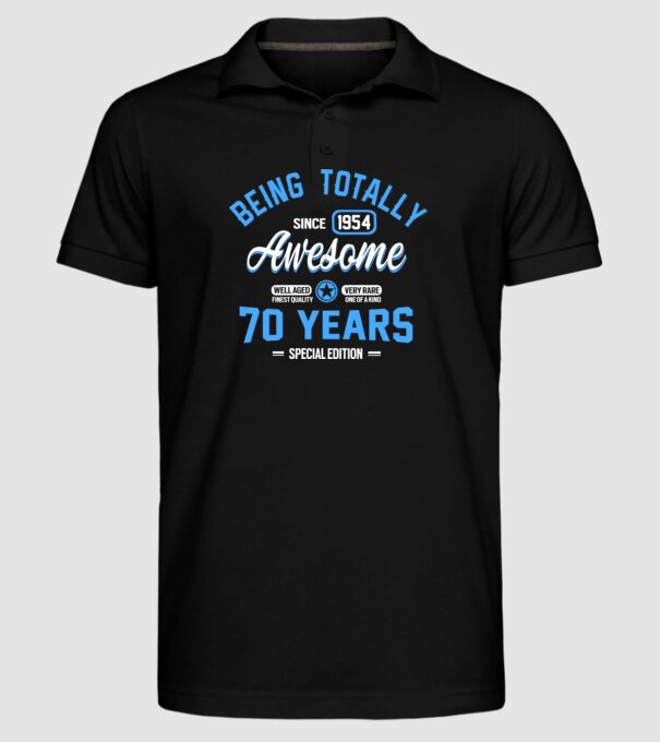 Being totally awesome 70 model negru pe tricou