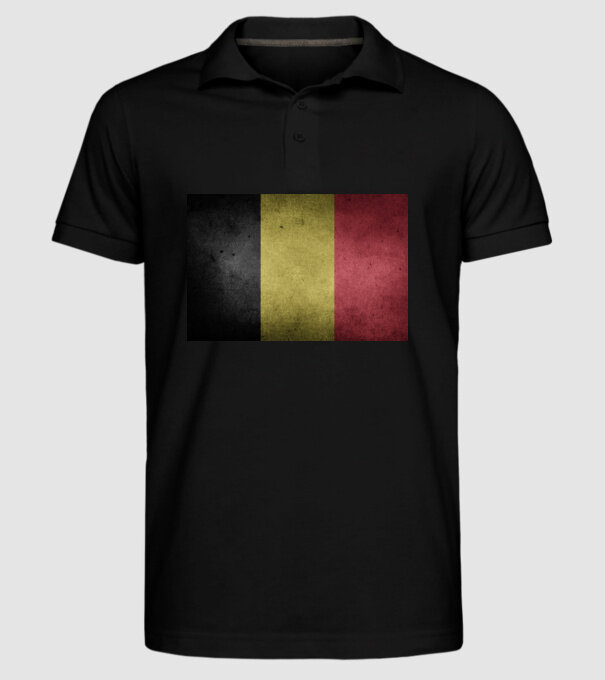 BELGIUM model negru pe tricou