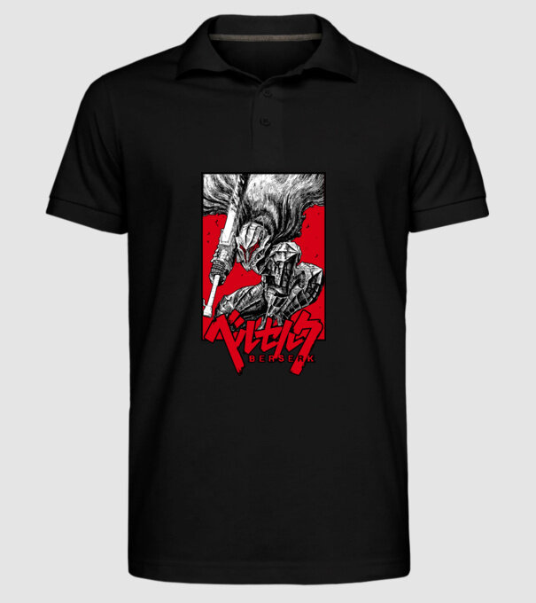 Berserk Guts model negru pe tricou