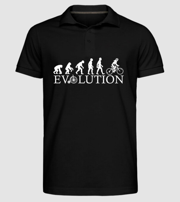 Bike evo model negru pe tricou
