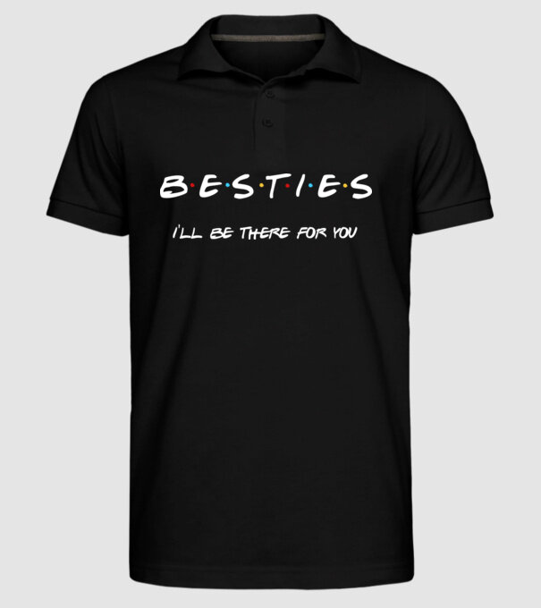 Bride Friends Besties model negru pe tricou