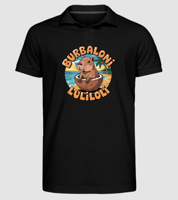 Burbaloni Luliloli model negru pe tricou