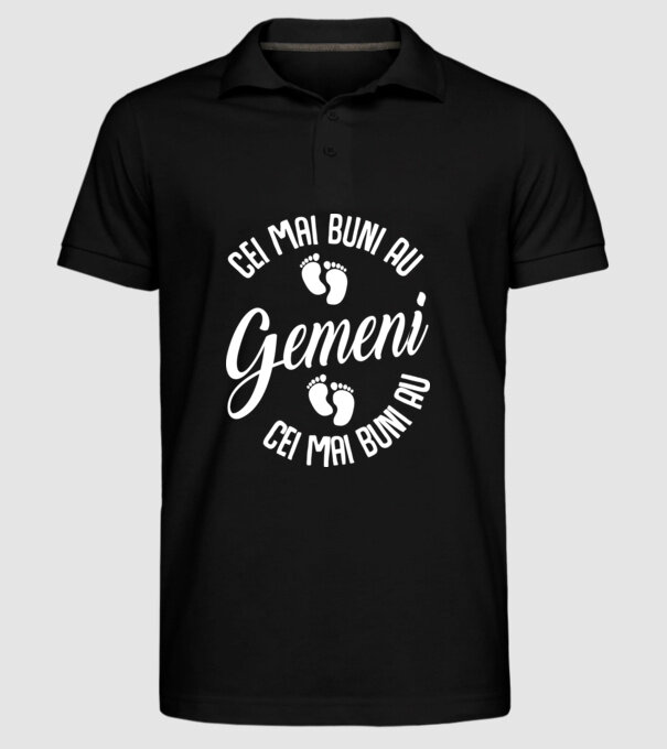 Cei mai buni au gemeni model negru pe tricou