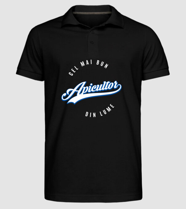Cel mai bun APICULTOR din lume model negru pe tricou