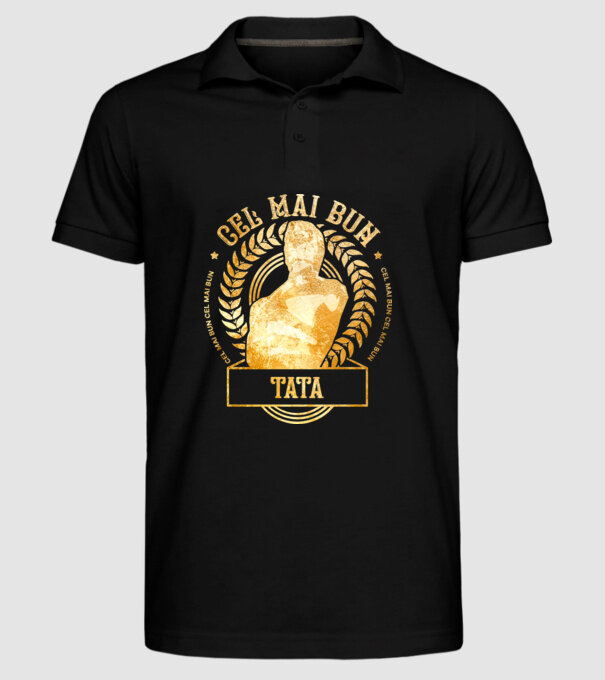 Cel mai bun tată model negru pe tricou