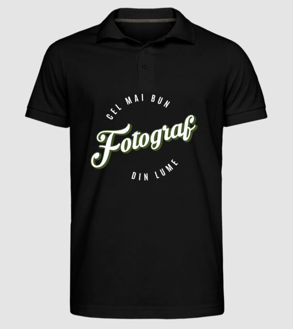Cel mai bun Fotograf din lume model negru pe tricou