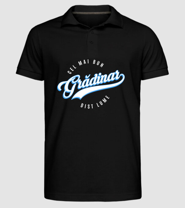 cel mai bun grădinar din lume model negru pe tricou