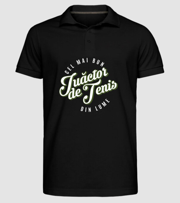 Cel mai bun Juăctor de tenis din lume model negru pe tricou