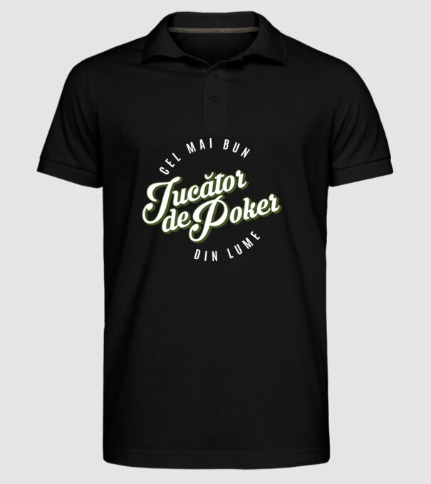 Cel mai bun Jucător de poker din lume model negru pe tricou