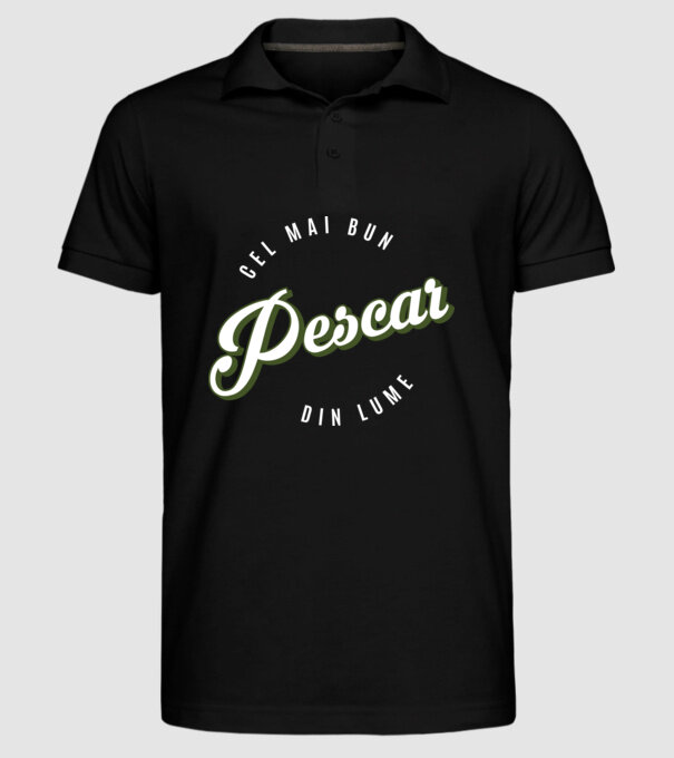 Cel mai bun Pescar din lume model negru pe tricou